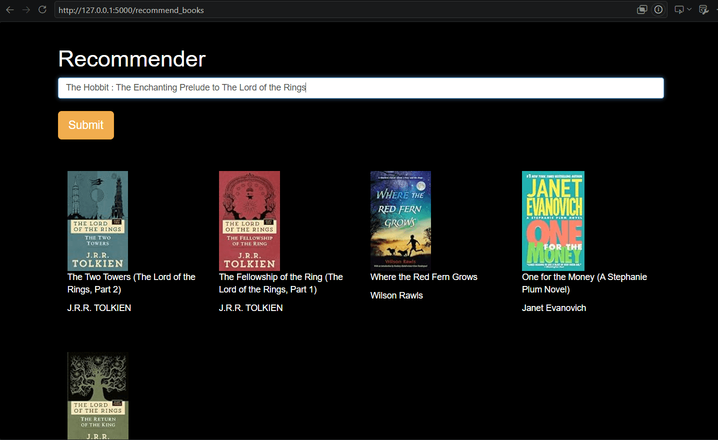 Book Recommendation System