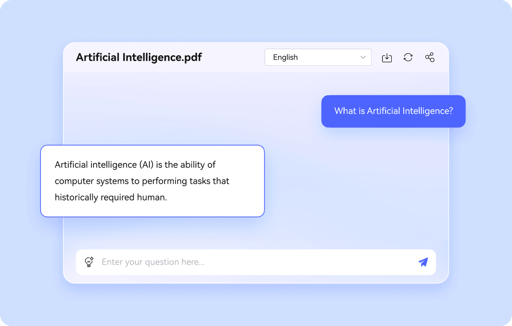 AI powered PDF Chatbot